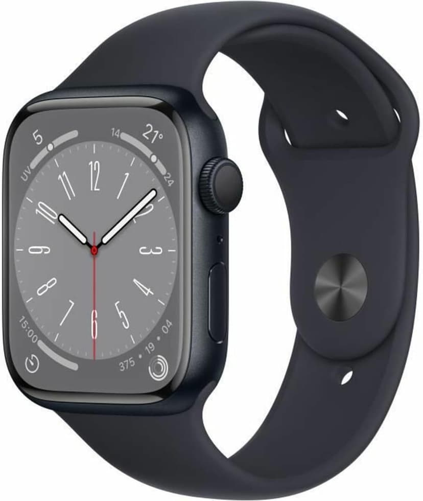 Apple Watch Series 8 (GPS, 45mm) Midnight Aluminum Case w… - 1