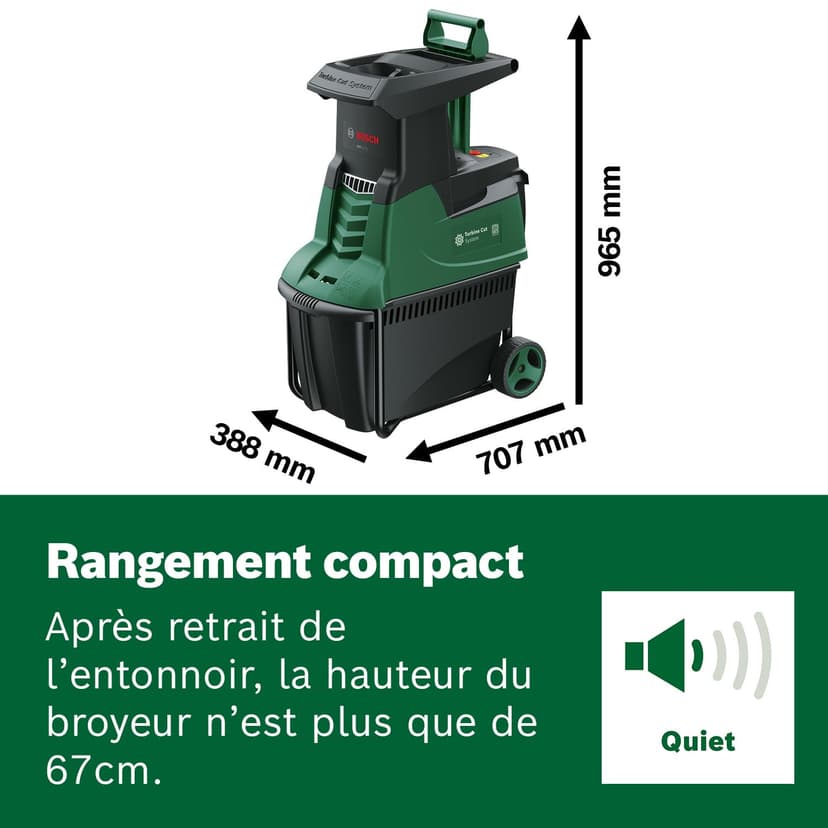 Bosch - Quiet Shredder - AXT 25 TC - 5