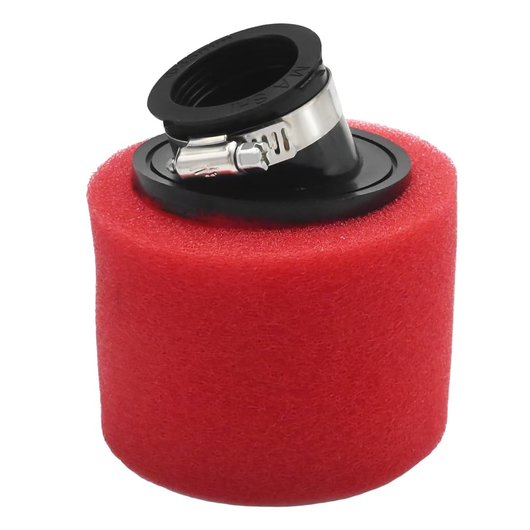 Ollanoos 35mm Air Filter Foam Cleaner, Arc Air Filter Compatible with 50cc 70cc 90cc 110cc 125cc 150cc Dirt Bikes, ATVs, Go Karts and Scooters (Red)