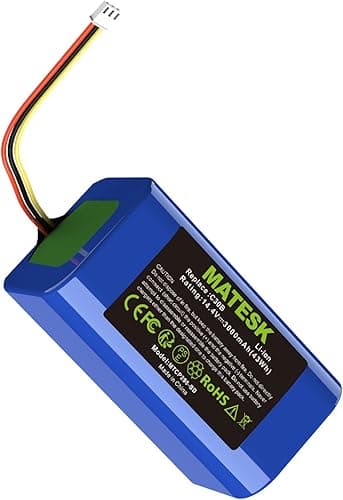 14.4 V 3000 mAh D071-INR-CH-4S1P Vacuum Cleaner Battery for Liectroux C30B, C30B 2D, Midea M4, Blaupunkt XBoost BPK-VCBB1XB, Proscenic Neo 820P 830P MD-C30B Robot Vacuum Cleaner Battery