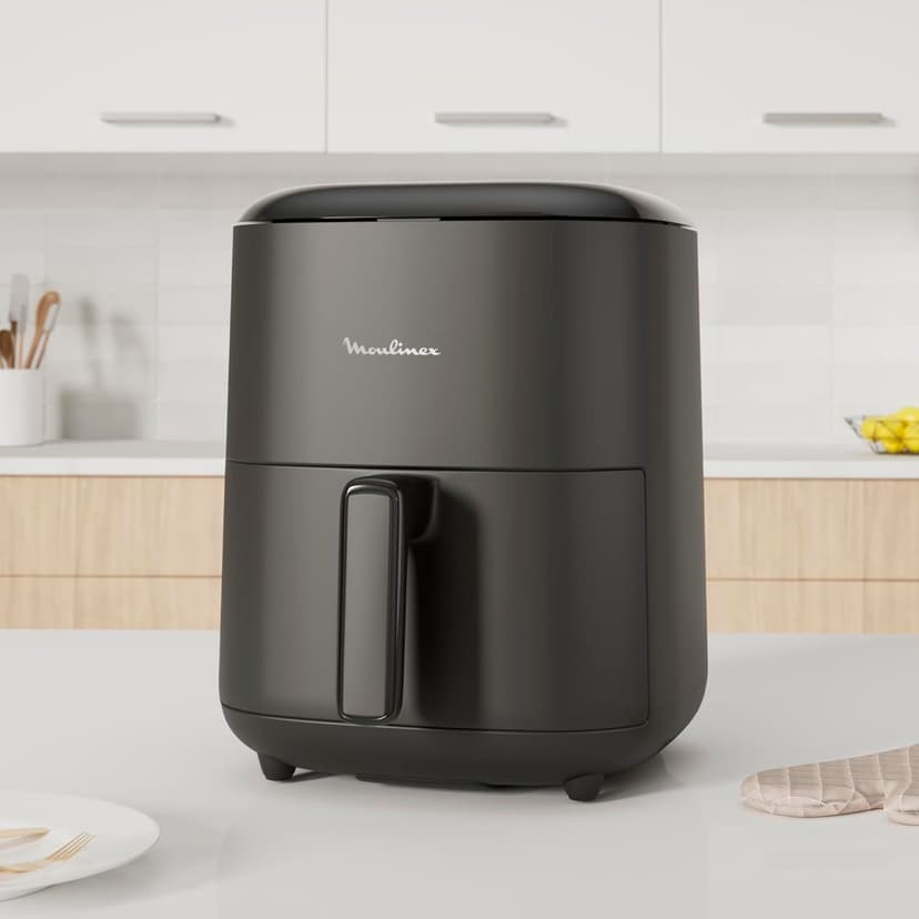 Moulinex Easy Fry Max 5L Air Fryer for Cooking in a Short Time, Energy Saving Up to 70%, Intuitive Control Panel, 10 Automatic Programs, Up to 6 People, EZ245820 - 2