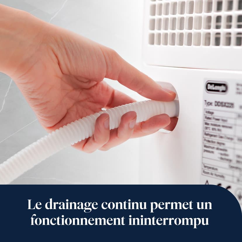 De'Longhi Tasciugo AriaDry Multi - Deumidificatore Casa Portatile, Assorbi Umidità 25L/Giorno, Asciugabiancheria, Antimuffa, Bassa Rumorosità, Timer, Bianco (DDSX225) - 8