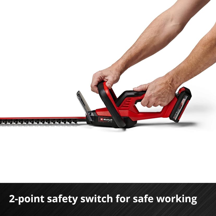 Einhell Cordless Hedge Trimmer 18V Power X-Change, 40cm (16 Inch), Lightweight, Laser-Cut Diamond-Ground Steel Blades, incl. Quiver, Without Battery GC-CH 18/40 Li Solo - 7