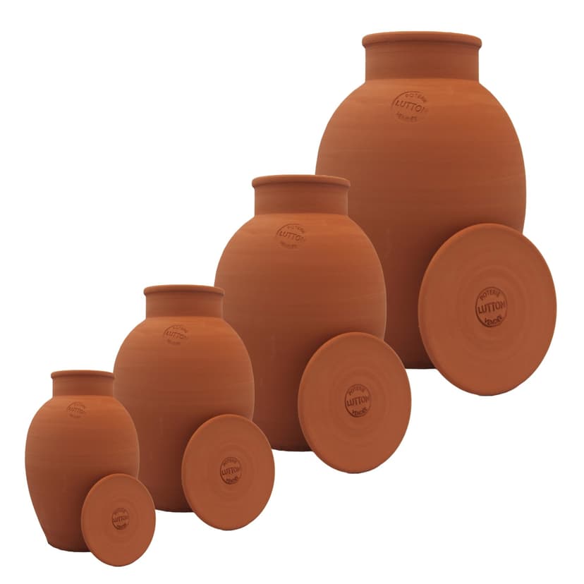 Olla Clay Vessel, Plant Watering Device, Terracotta Vacation Plant Waterer, Self Watering Device for Outdoor Plants 5L - 8