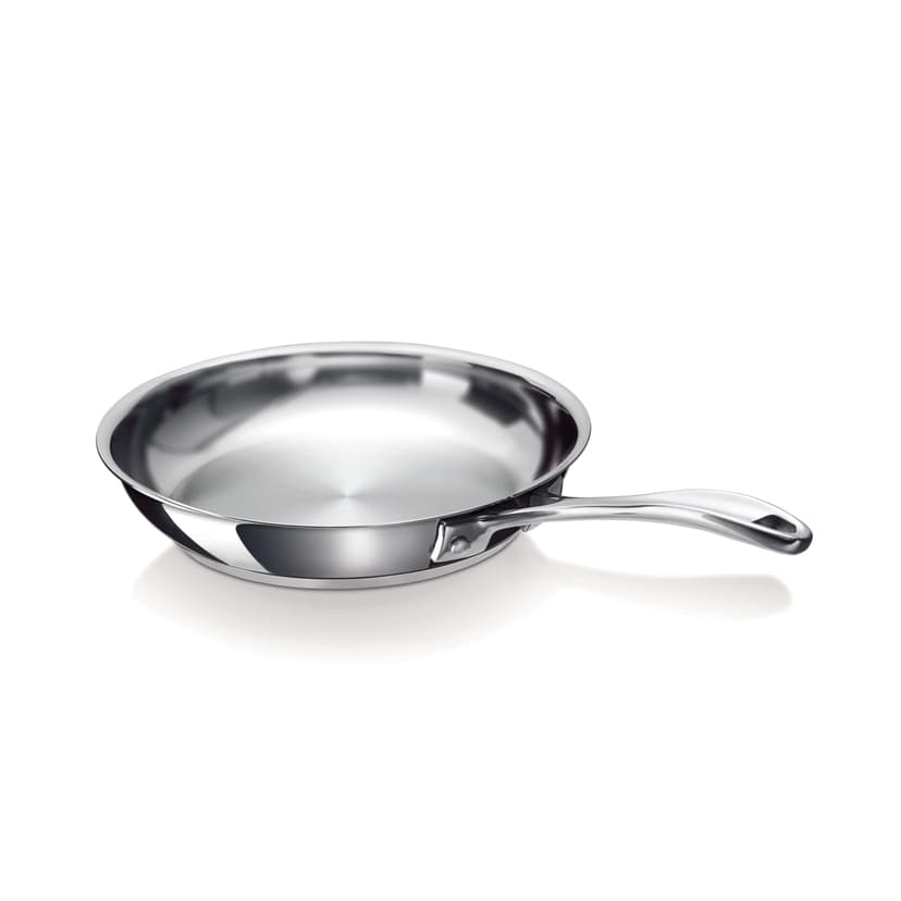 Beka Chef - Poêle Inox 18/10 - 28 cm - Tous Feux Compatible Induction - Acier Inoxydable - 1
