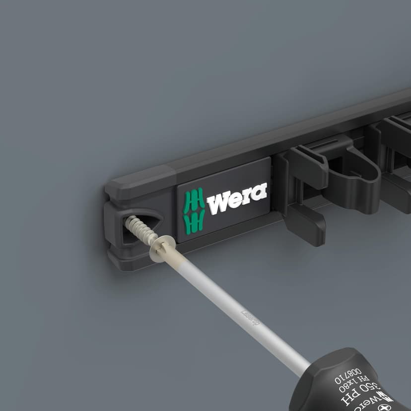 9611 Magnetic rail Kraftform screwdriver, for up to 9 Kraftform screwdrivers, empty - 05136414001 - 4