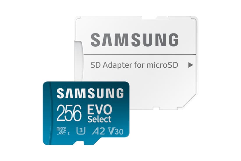Samsung EVO Select (2024) microSD card + SD adapter, 256GB, Memory card for smartphone and tablet, UHS-I U3, 4K UHD, Full HD, 160 MB/s Read, MB-ME256SA/EU - 5