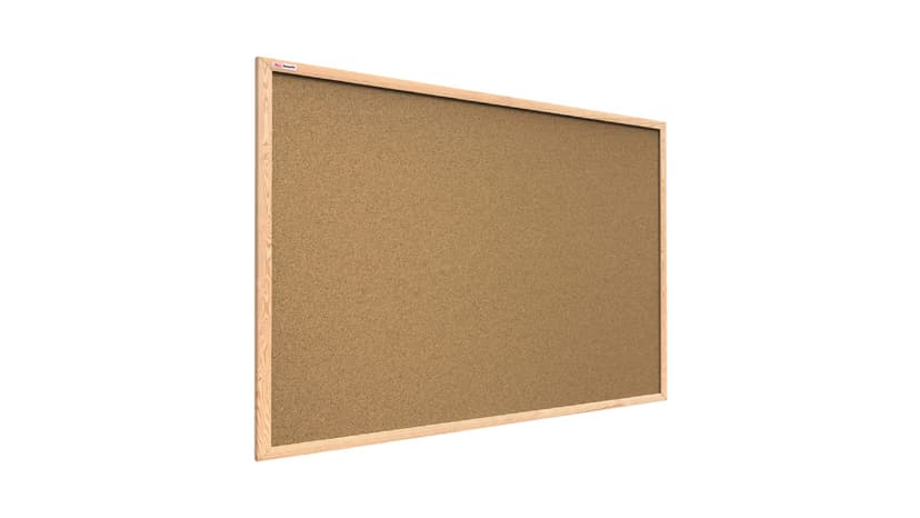 ALLboards Tableau en Liège avec Cadre en Bois 120x90cm, Tableau d'Affichage Liège, Tableau pour Épingles - 1
