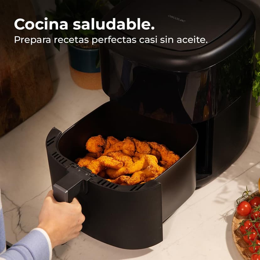Cecotec Cecofry Bombastik 6000 Full Oil Free Hot Air Fryer with Accessories 1700 W, PerfectCook Technology, Temperature and Time Control, Touch Control, 12 Modes 6 Litres - 3
