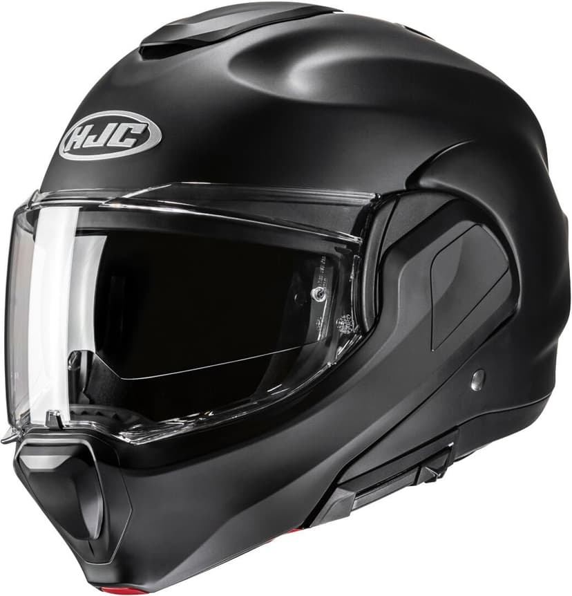 HJC, Casque Moto Modulable F100 UNI Semi Flat Black, L - 1