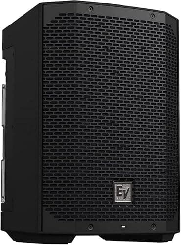 Active Portable Speaker on Battery, Everse 8 by Electro-Voice. 200W Power, Extended Frequency Response, Sound Pressure 121 DB, Wide Direction, Speaker Ø8 + Tweeter Ø1.