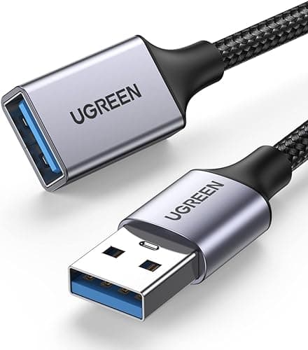 UGREEN USB Extension Cable, USB 3.0 Extender Male to Fema…