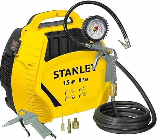 Stanley - Air Compressor Kit - 1.5 HP/8 Bar - with Accessories