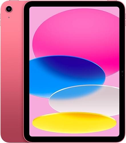 Apple iPad with A16 Chip: 11" Liquid Retina Display, 128GB, Wi-Fi 6, 12MP Front/Rear Cameras, Touch ID, Day Battery Life - Pink