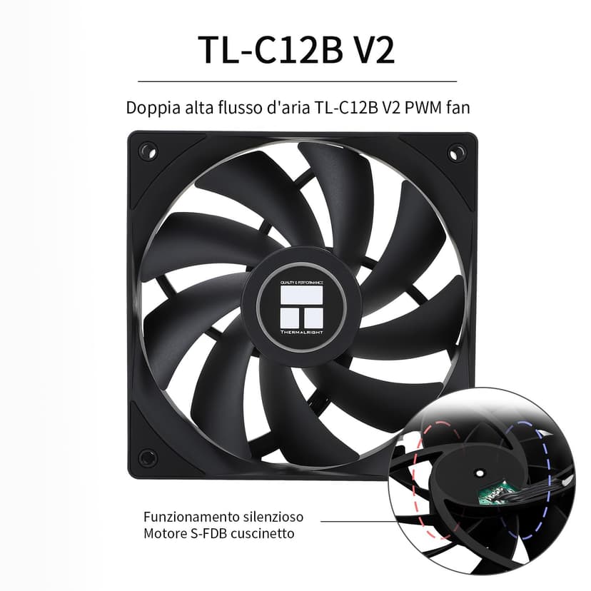 TR Phantom Spirit 120SE refroidisseur de CPU, Refroidisseur de CPU à 7 caloducs, Double ventilateur 120mm TL-C12B V2 PWM,Technilogie AGHP 4.0, Pour AMD AM4 AM5/Intel 1700/1150/1151/1200 - 6
