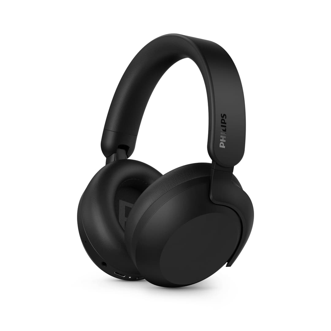 Philips TAH8000EBK/00 Casque Bluetooth Supra-auriculaire sans Fil – réduction du Bruit, 70 h d’autonomie, Compatible avec l’Assistant Vocal, idéal pour Les Voyages – Noir