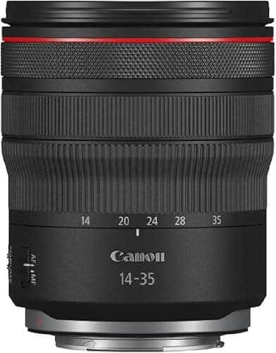 Canon RF Lens 14-35mm F4L IS USM - Ultra-Wide Zoom Camera Lens with 5 Stop Optical Image Stabilizer for Landscape & Architecture | Canon EOS R System Compatible Camera Lens