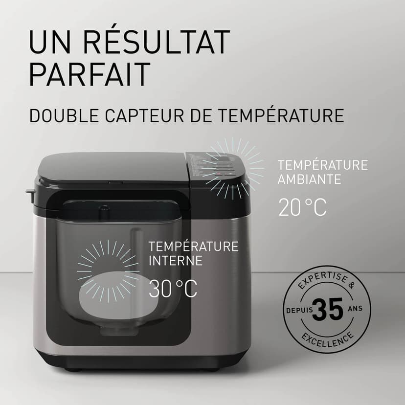 Panasonic SD-YR2550SXE Machine à Pain Auto, Distributeurs de Raisins Secs, de Noix et de Levure, 31 Programmes Auto, Double Capteur de Température, Minuterie Numérique de 13 h, Écran LCD, Argenté - 6