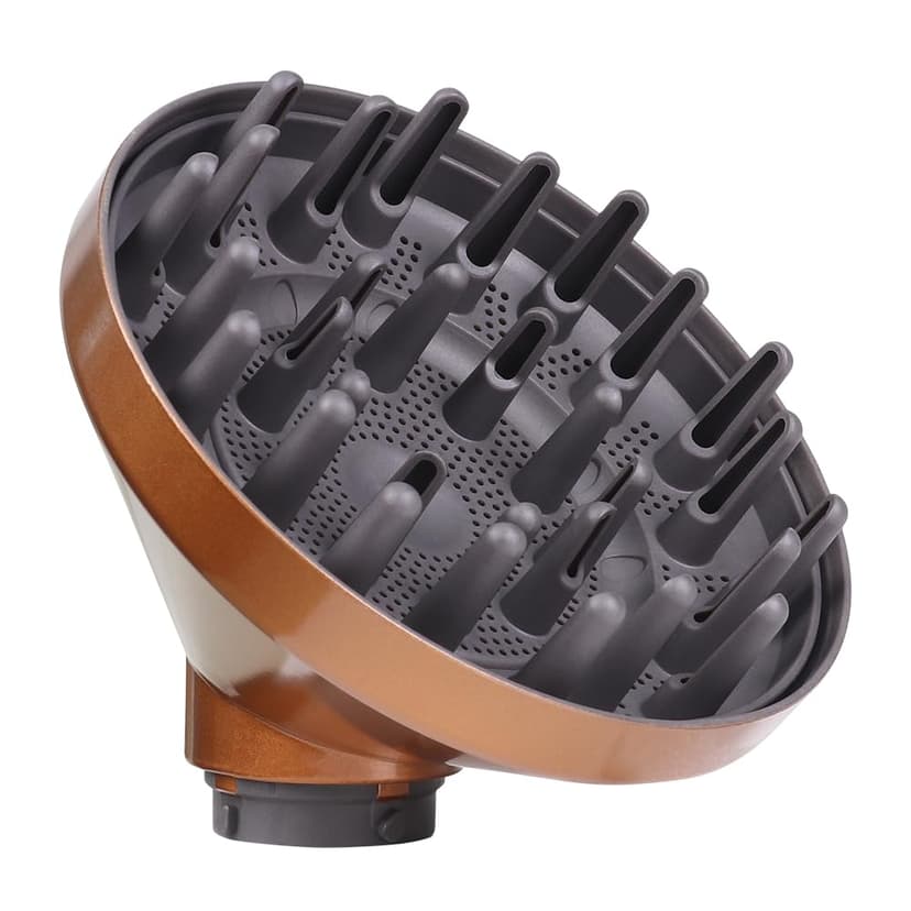 Diffuseur pour cheveux longs Dyson Airwrap - Accessoire pour sèche-cheveux - Pour cheveux ondulés et bouclés - Conversion pour cheveux bouclés (Doré) - 1