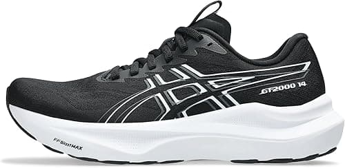 ASICS Homme Gt-2000 14, Black White, 44 EU