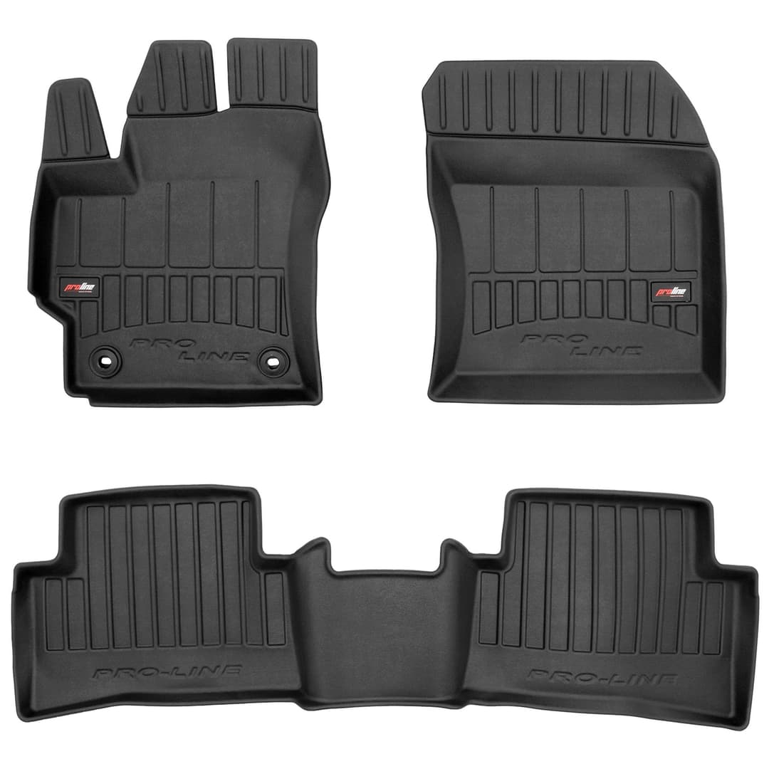 MOTOS Tapis de sol caoutchouc pour Toyota Corolla XII depuis 2018 Améliorez Votre Confort de Voyage avec Le tapis noir antidérapant Auto 3D- tapis voiture Tous Temps pour Voiture, Protection Contre le