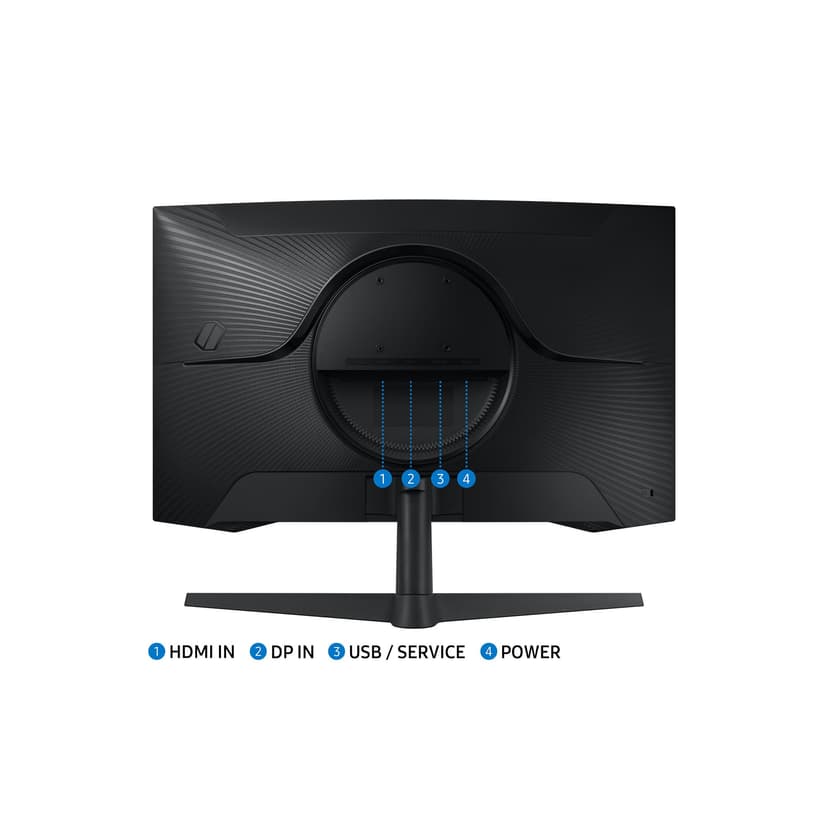 Samsung 27' Odyssey G55C Gaming Monitor, LS27CG554EUXEN - 4