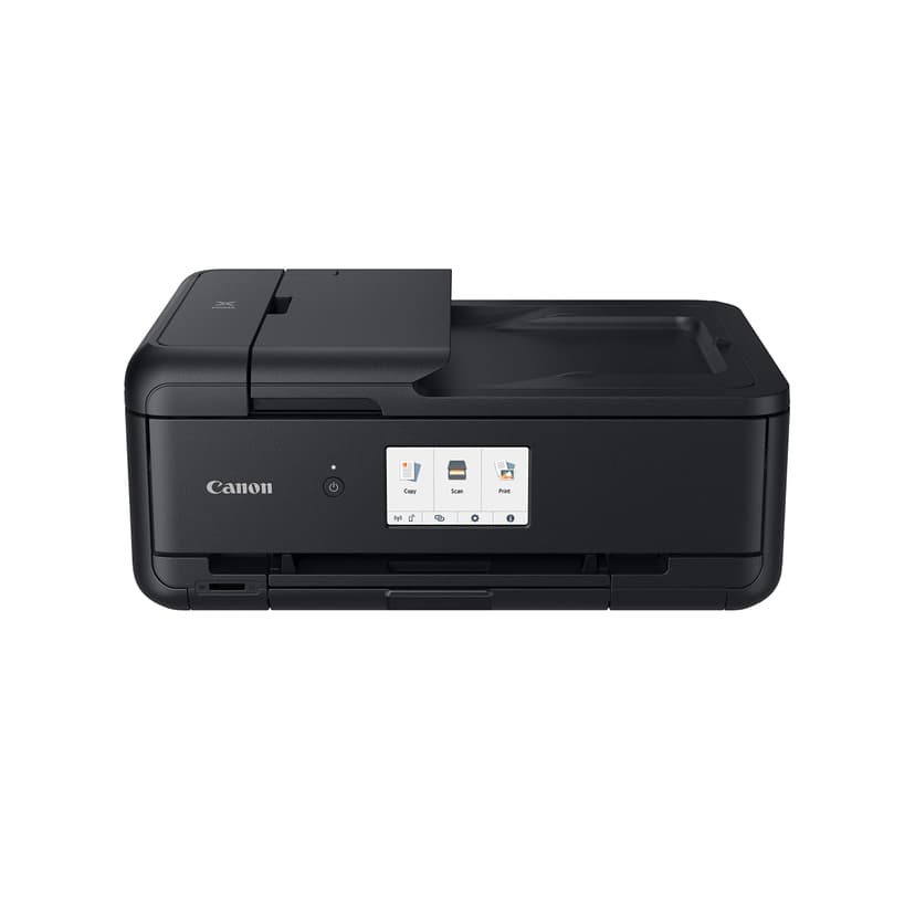 Canon PIXMA TS9550a Imprimante Multifonction Jet d’Encre Couleur Format A3 et A4 (5 encres séparées, WiFi, LAN, 2 chargeurs de Papier, Impression Recto Verso) Noir - 1