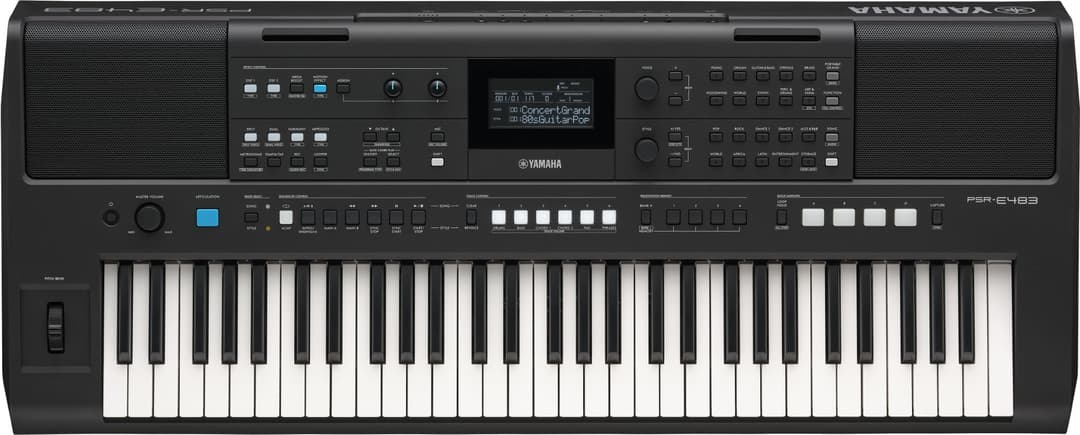 YAMAHA PSR-E483 Keyboard - Modern Portable Keyboard with …