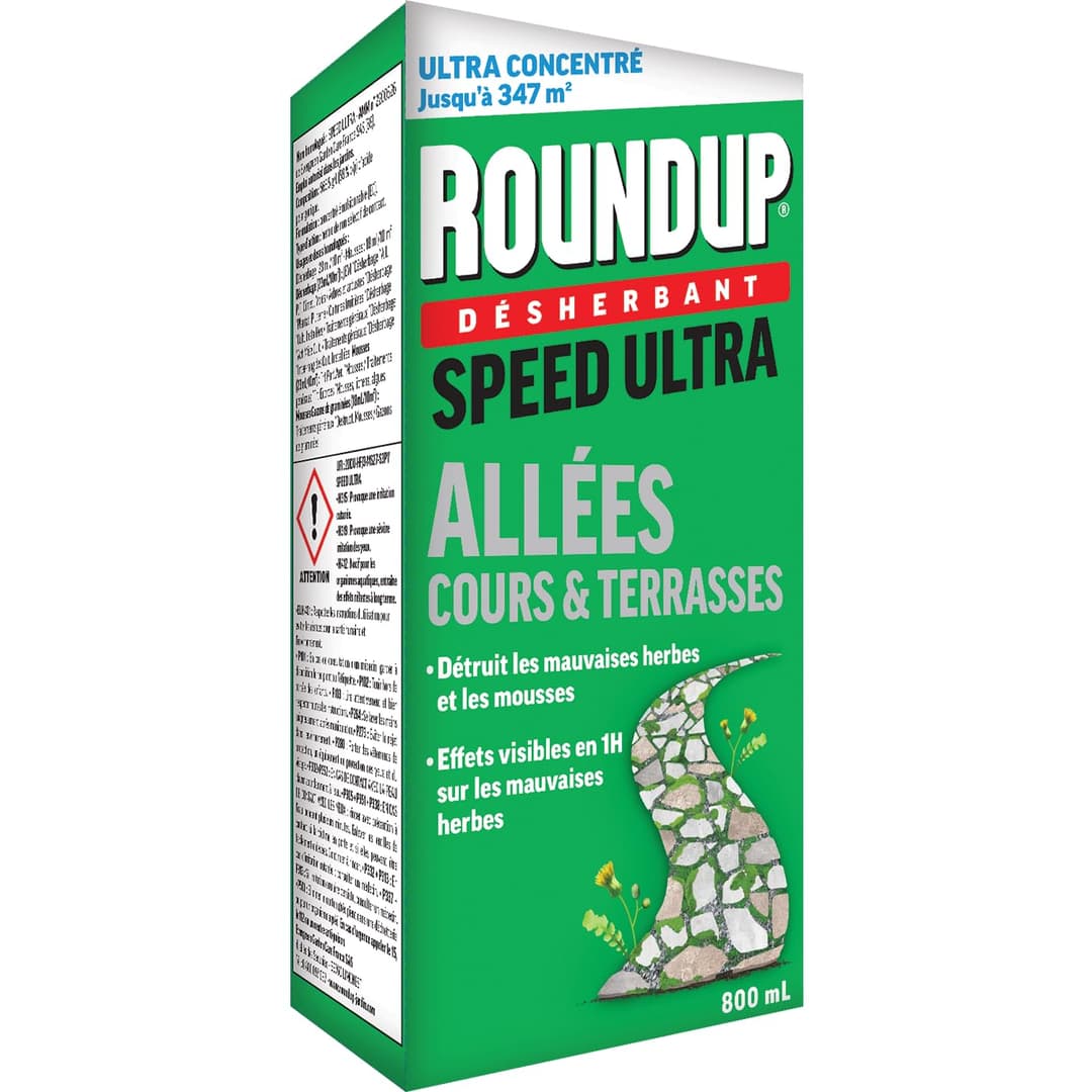 ROUNDUP Désherbant Concentré Cours, Allées & Terrasses – …