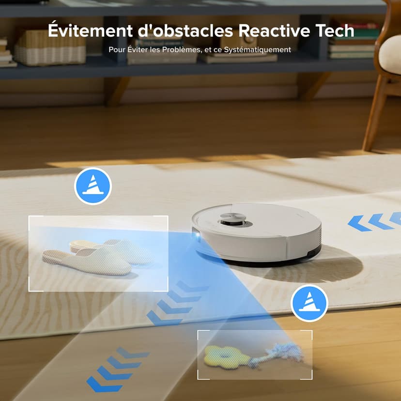 roborock Q10 S5+ Robot Vacuum Cleaner Set with Station, 10000 Pa Suction, Automatic Emptying, Double Anti-tangle, VibraRise 2.0 System, Navigation & Mapping, Obstacle Avoidance, APP - 7