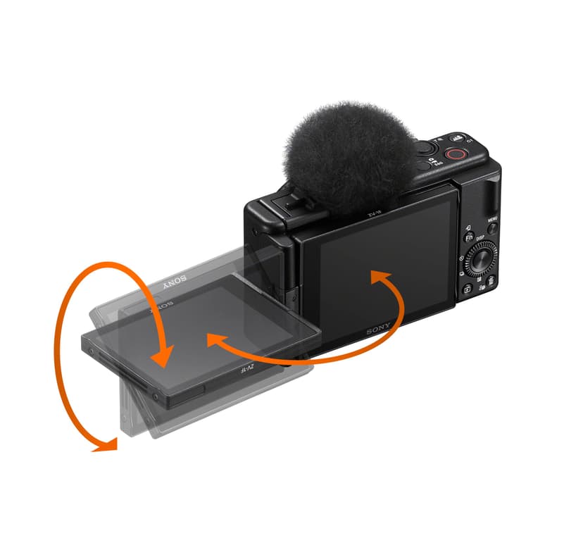 Sony Vlog camera ZV-1F | Digital Camera (Vari-angle Screen, 4K Video, slow motion, Vlog features) - Black - 8