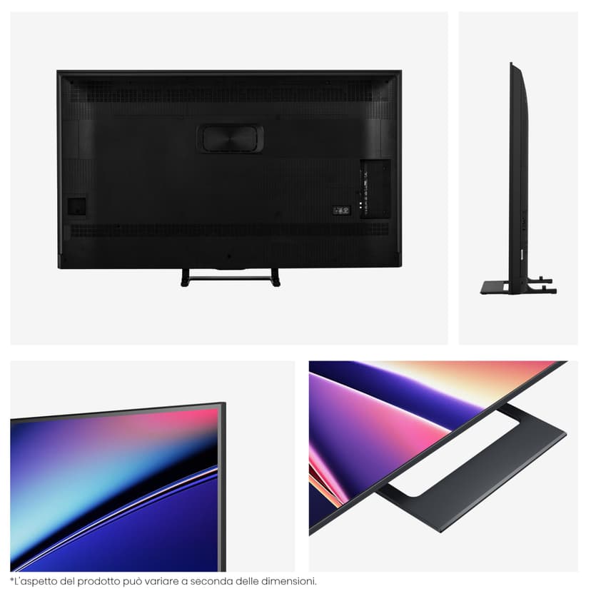 Hisense 65E8Q Mini LED Smart TV, Quantum Dot, 144Hz, Integrated Subwoofer, Dolby Vision IQ & Dolby Atmos, Full Array Local Dimming, Hi-View Engine Processor - 7
