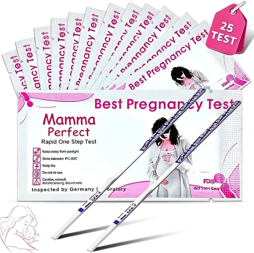 30 Pieces Female Cycle Tracking Strips, Individual Container, Urine Test Strips, for Feminine Care, Clear Results, for Daily Use - 1
