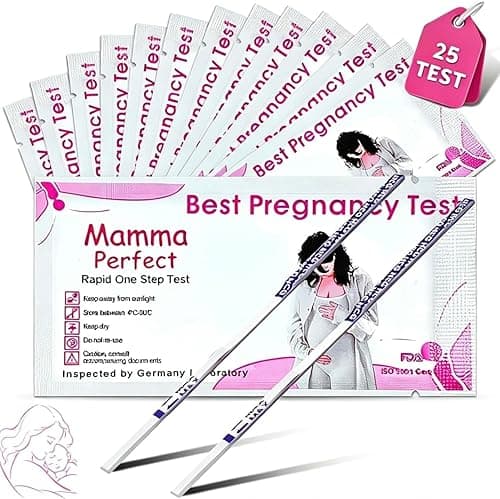 30 Pieces Female Cycle Tracking Strips, Individual Container, Urine Test Strips, for Feminine Care, Clear Results, for Daily Use