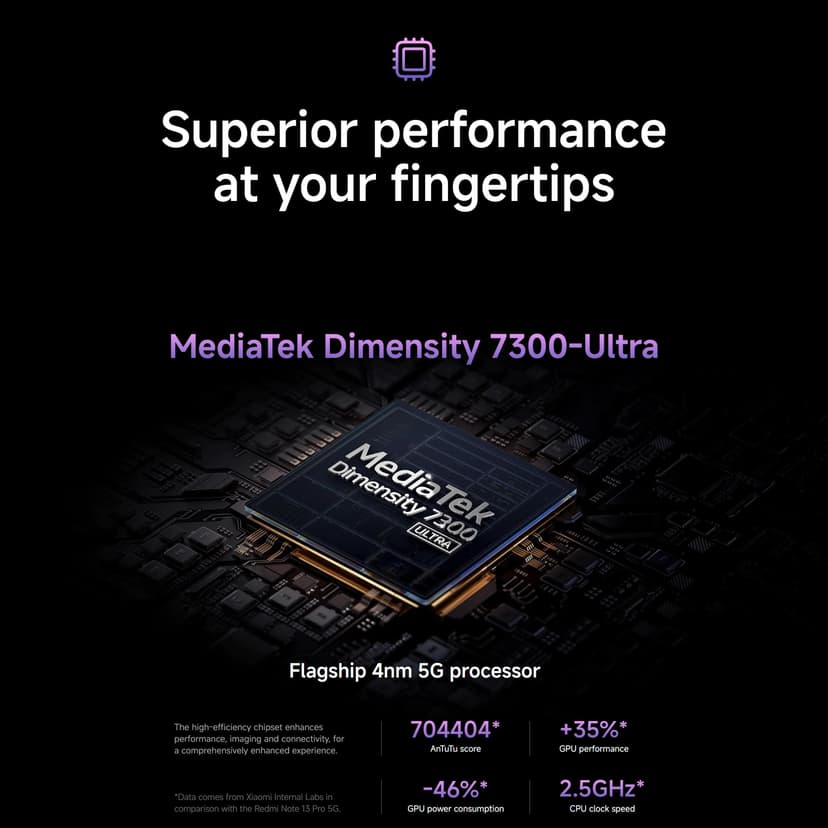 XIAOMI Redmi Note 14 Pro 5G smartphone, 12+512GB, Black, 200MP pro-grade AI camera, IP68, 45W turbo charging with 5110mAh battery, AI features (charger not included) - 4