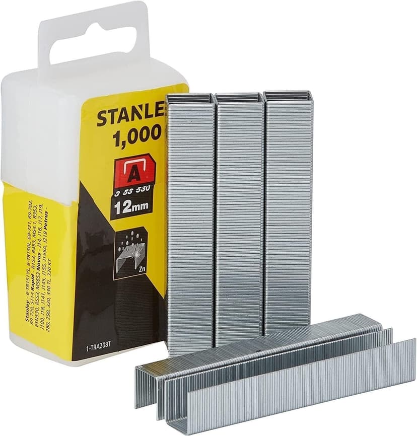 STANLEY 1-TRA208T Agrafe 12 mm Type A Boîte 1000 pièces - 1