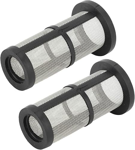 Haofy Lot de 2 Filtres en Ligne de Rechange en Acier Inoxydable pour Nettoyeur de Piscine Compatible avec Polaris 280 380 360 180 70 mm x 26 mm