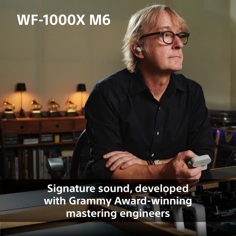 Sony WF-1000XM6 Flagship Wireless Noise Cancelling Earbuds, Bluetooth, In-ear Headphones, Signature Hi-Res Sound, Clear Calls, 10 band EQ, 24 Hr Battery NC On, IPX4, iOS & Android - Black - 4