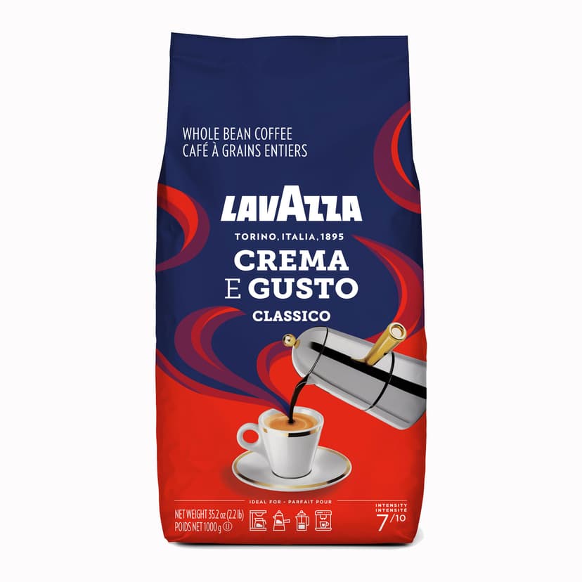 Lavazza Crema E Gusto Classico Coffee Beans 1 kg - 1