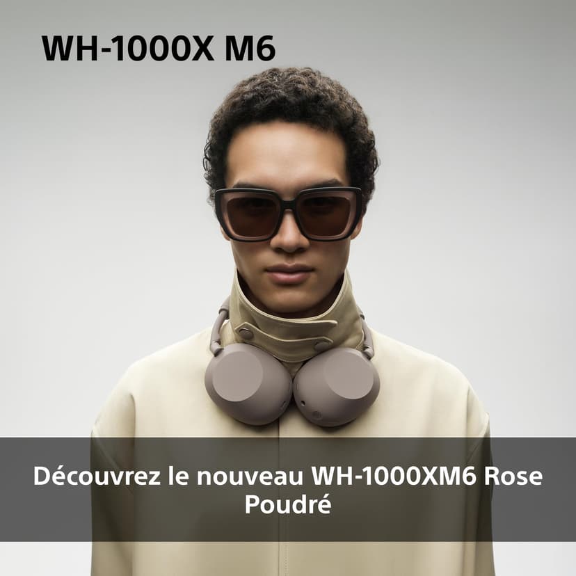 Sony WH-1000XM6 Casque sans-Fil Bluetooth à réduction de Bruit Noir, Son Hi-Res Unique, Confortable, Conception Pliable, Etui résistant, 30h Autonomie, iOS & Android - Bleu Nuit - 3