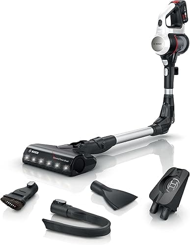 Bosch, vacuum cleaner, Unlimited 7, battery 3.0 Ah, Flexible Tube, Light weight, accessories, LED lighting, white, BBS711W