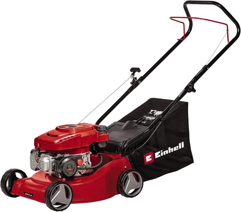 Einhell GC-PM 40/2 Petrol Lawnmower (2 kW, 1 Cylinder, 4-Stroke Engine, Engine Capacity 132 cm³, 45 L Collection Bag with Level Indicator, Cutting Width 40 cm, Recommended up to 800 m²) - 1