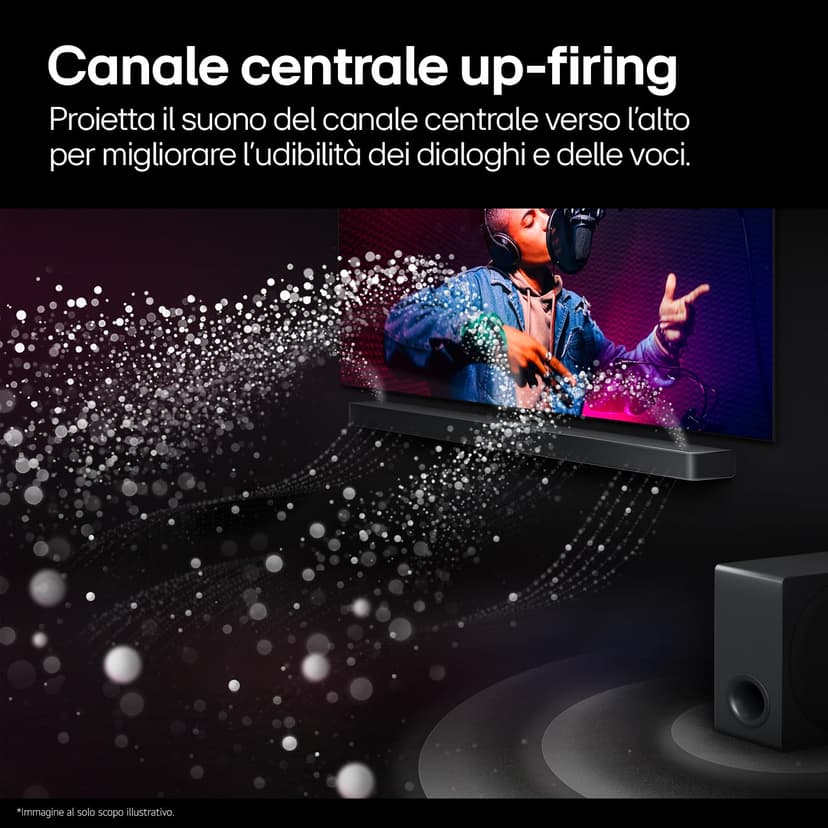 LG S95TR Barre de Son Intelligente, 810 W, 9,1,5 canaux, Son Surround Dolby Atmos et DTS, Large connectivité, Bluetooth, USB, entrée Optique, Noir - 2