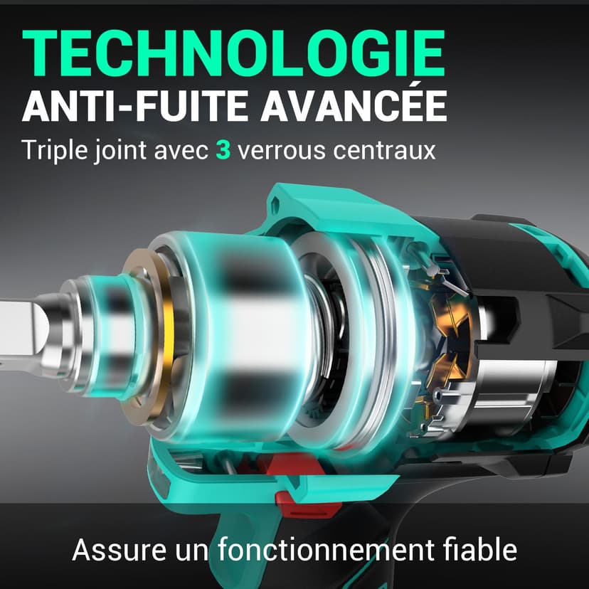 DCA 20V Brushless Impact Wrench ADPB520 - 7
