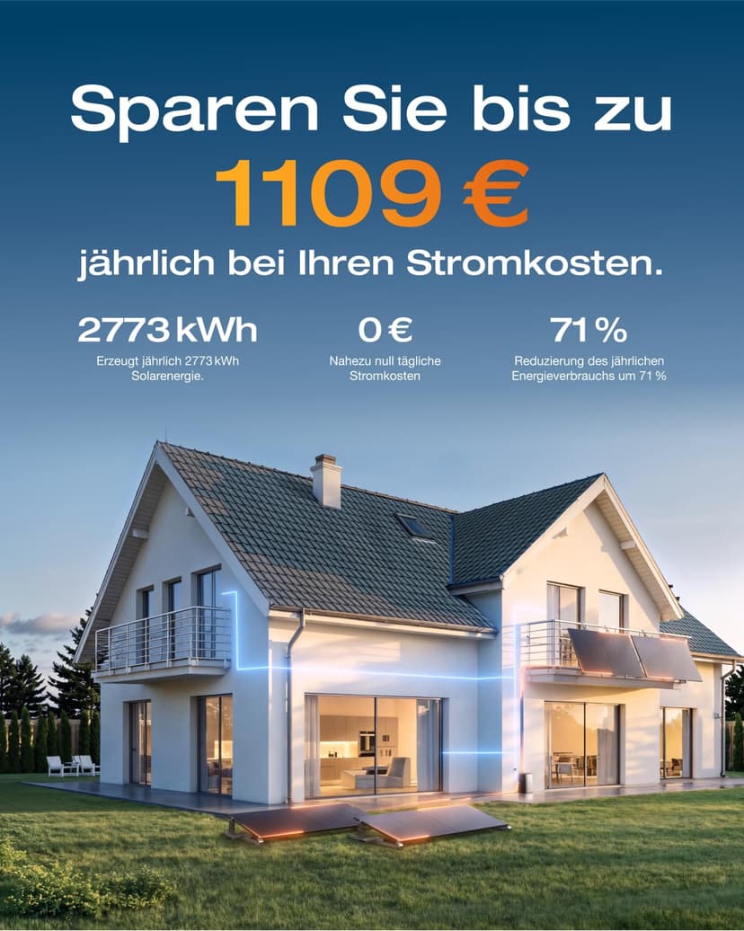 EcoFlow STREAM Ultra 1.92kWh Balcony Power Plant with Battery Storage, 2800W Solar Input (4 MPPT), 1200W Dual AC Ports, 600/800W Micro Inverter, Expandable to 21kWh, 6000-Cycle LFP Battery, AI - 8
