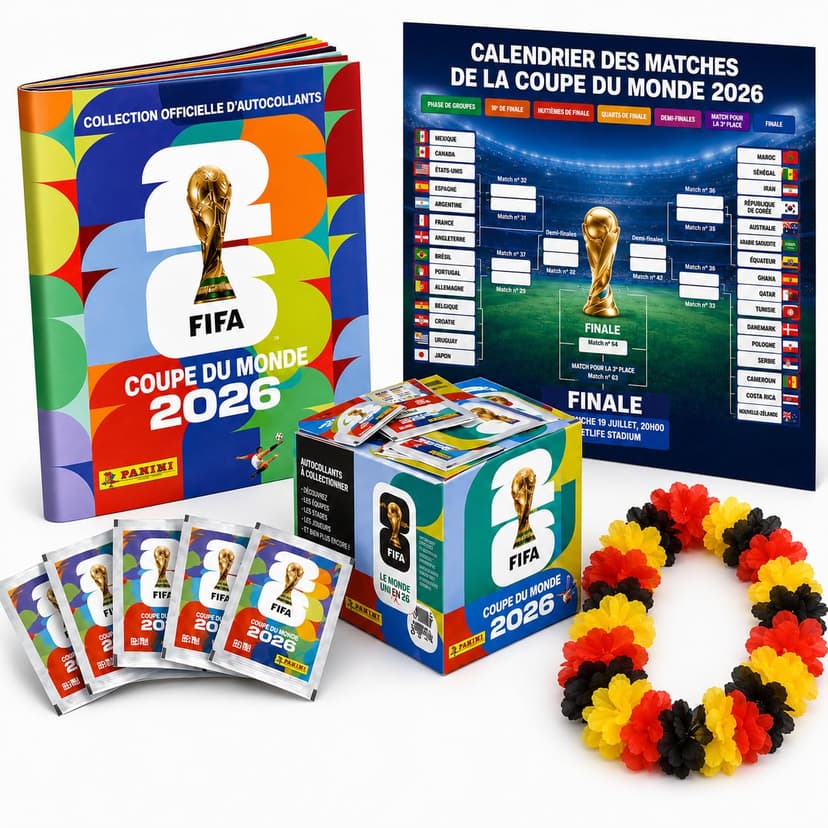 XXL Fan Starter Set World Cup 2026 – Original Panini Stic… - 1