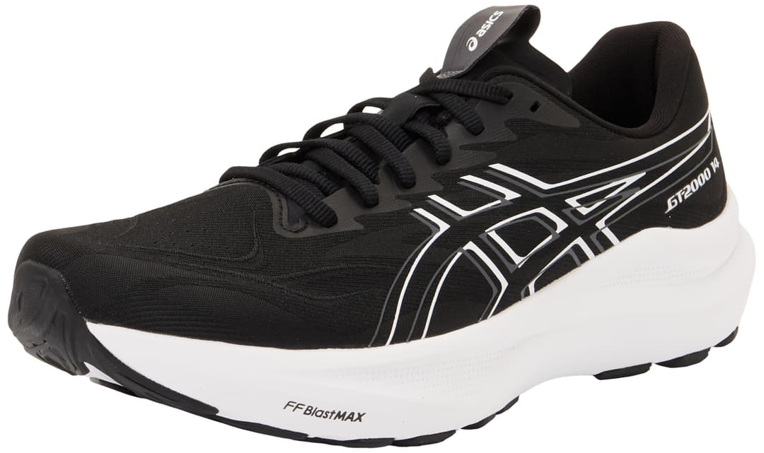 ASICS Homme Gt-2000 14, Black White, 41.5 EU