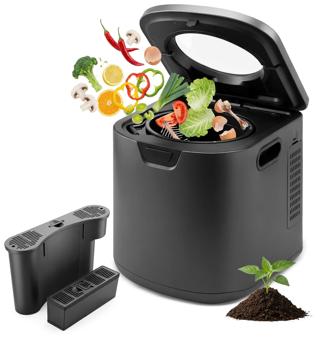 NutriChef composteur électrique de Cuisine 3,8 L – Compos…