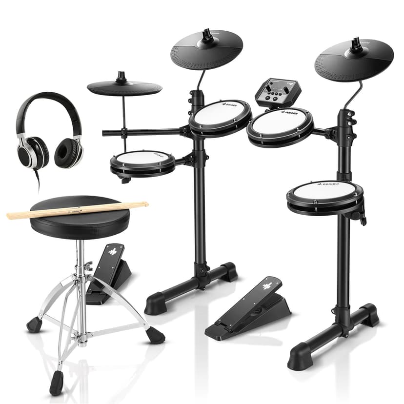 Donner DED-80 Electric Drum Kit, Electronic Drum Sets for… - 1