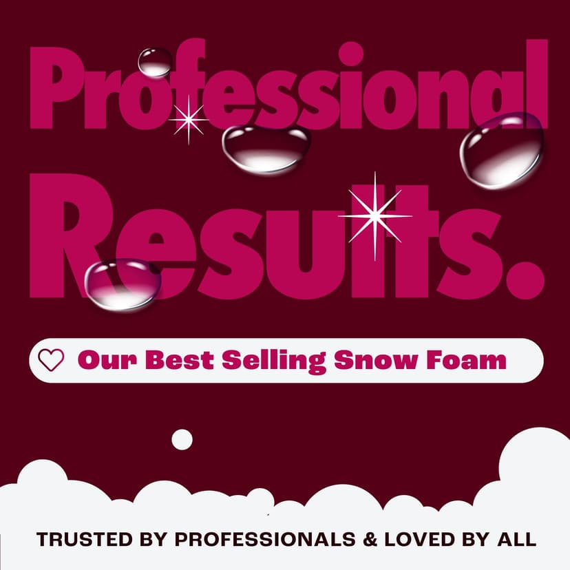 Dirtbusters Snow Foam Shampooing Mousse Nettoyant pour Entretien Professionnel de Voiture, avec Haute Brillance et Parfum Cerise - Lavage Auto pour Lance Canon Mousse De Neige, 5 litres - 9